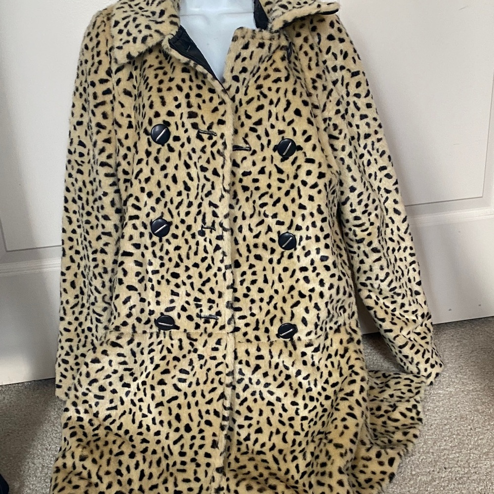 Free People Tan and Black Teddy Jacket